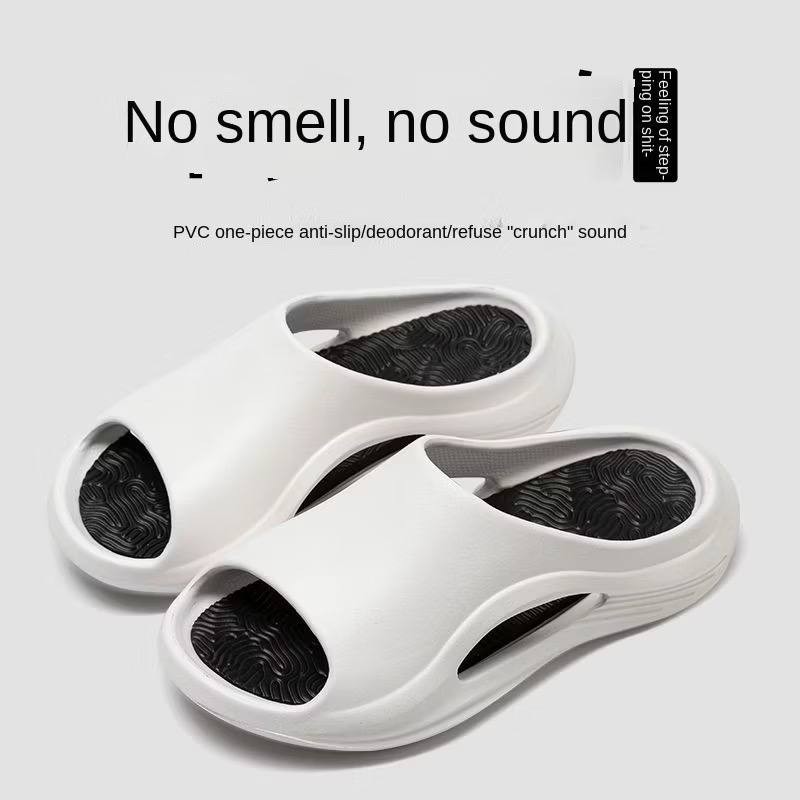 Men Sports Slippers Trendy Basketball Sandals Thickened Insole EVA Anti-slip Wear-resistant Antibacterial Student Running Slippers (Size 36-45?