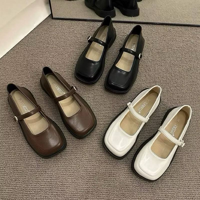 Lolita women's doll shoes made of soft and comfortable leather, hot new model
