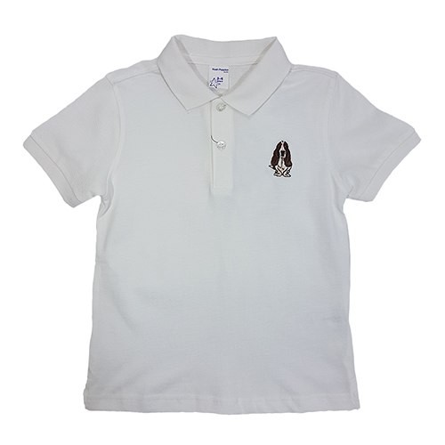 HUSH PUPPIES KIDS BASIC POLO WITH BIG DOG #HBP907530