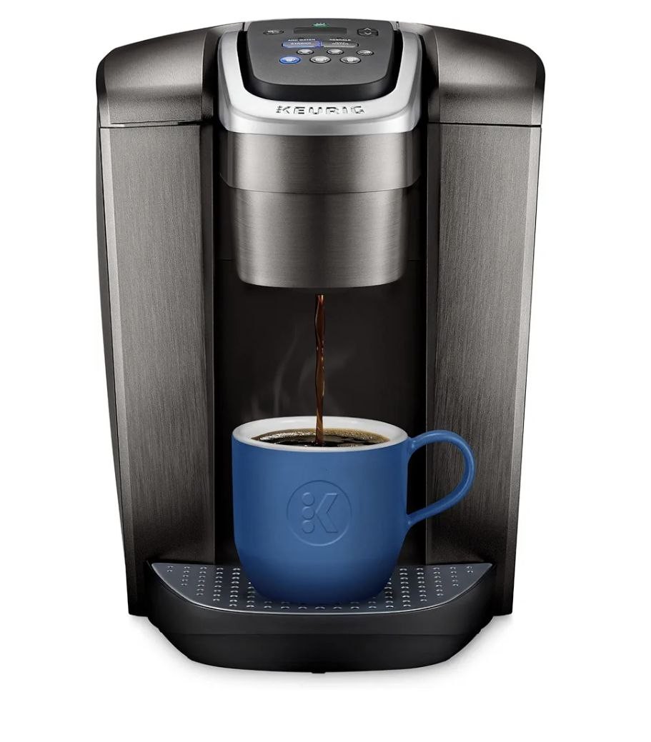 Keurig K-Elite Single Serve K-Cup Pod Coffee Maker, with Strength and Temperature Control, Iced Coffee Capability, 8 to 12oz Brew Size, Programmable, Brushed Slate