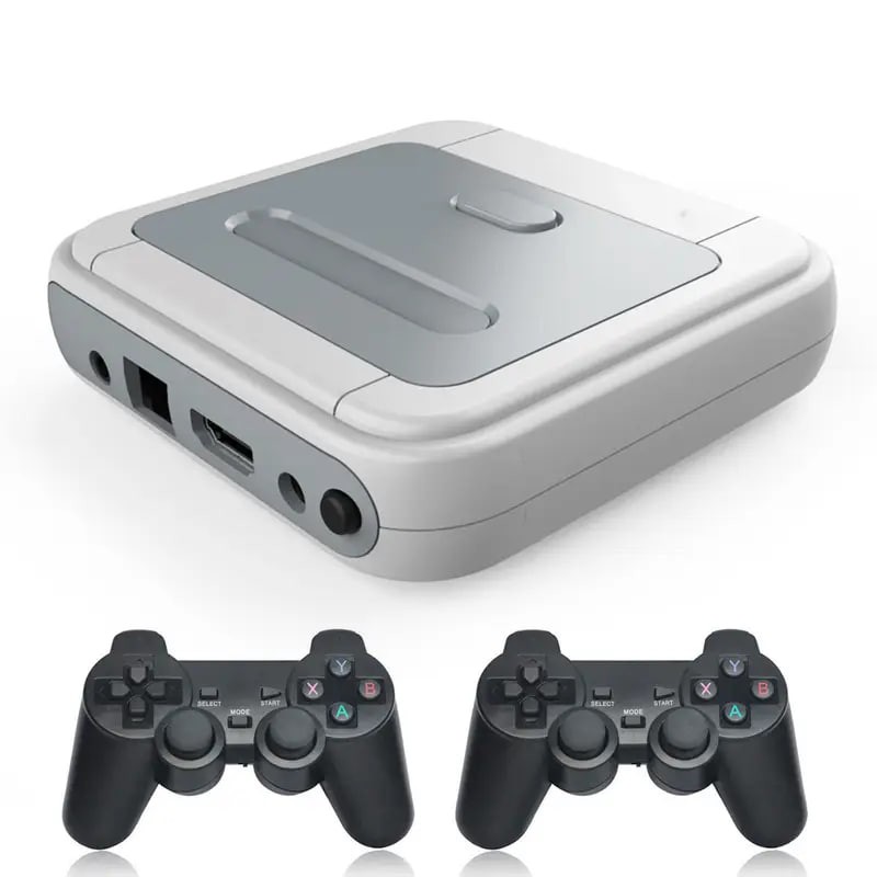 64GB TF Retro Video Game Console, Home Game Console, Home Video Game Console, Game Console with Dual Controller Handle