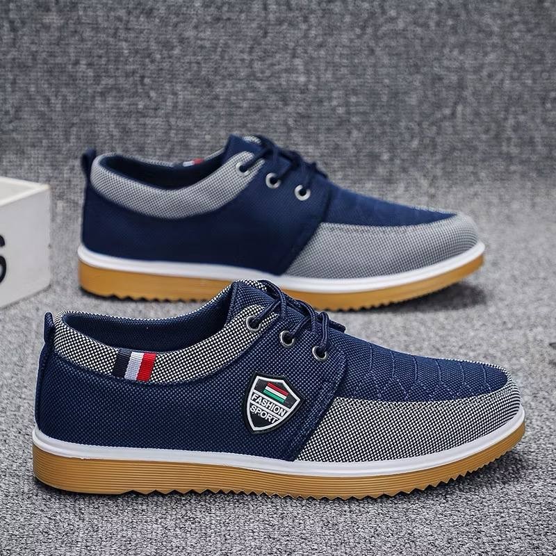 Men's canvas shoes breathable work shoes