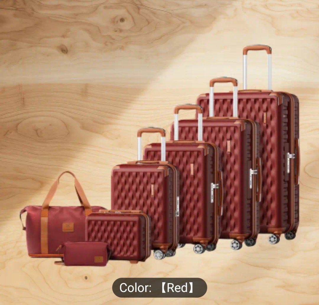TR002 Travel Set 7 Piece Set With Handbag + Toiletry Bag