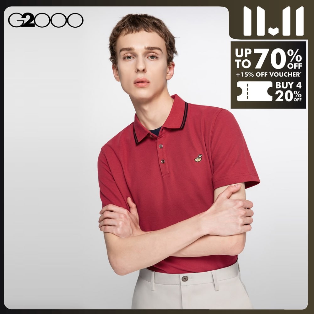 G2000 Men Ingot Embroidery Logo Polo