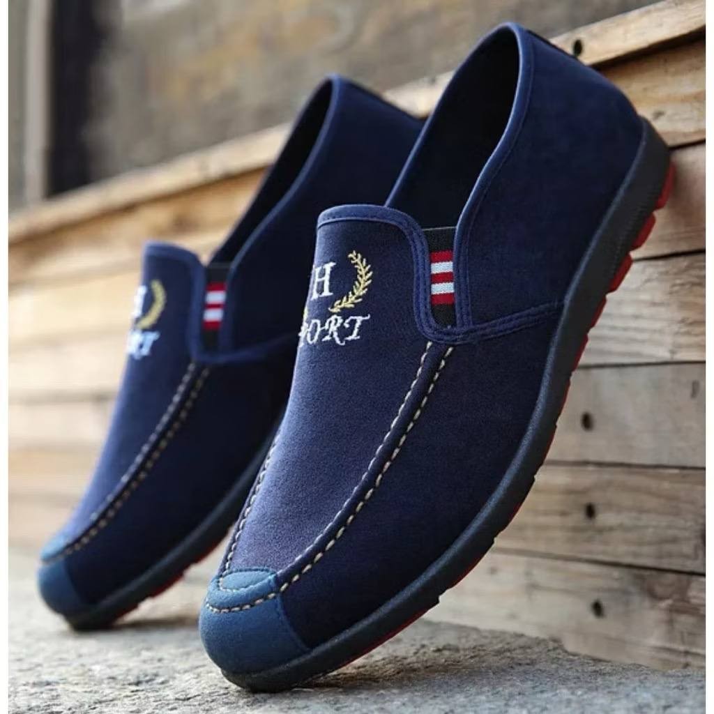 Men's Canvas Casual Korean Comfort Breathable Shoes Loafers