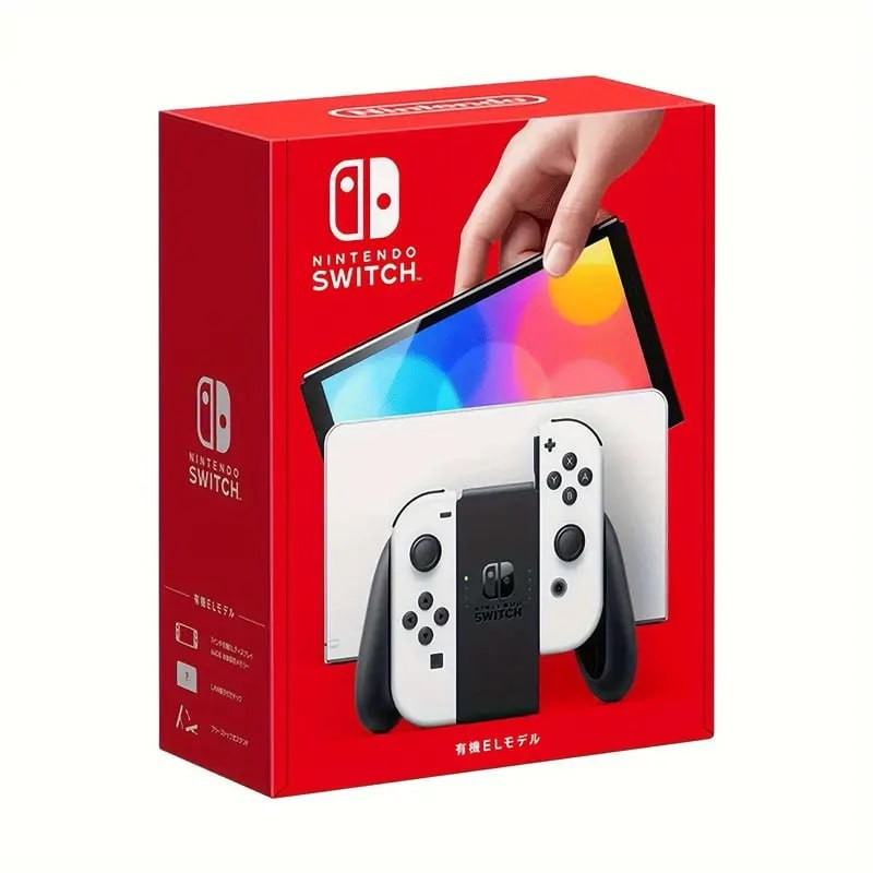 Nintendo Switch (OLED Model) with White Joy-Con - Japanese Version
