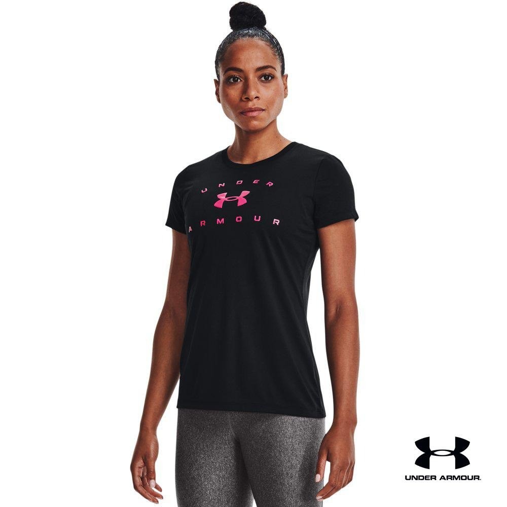 Under Armour UA Women's Tech™ Solid Logo Arch Short Sleeve