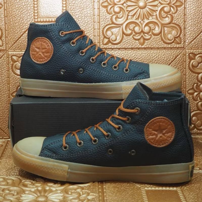 Men's LOW BOOT HIGH SNEAKERS MATERIAL FROM LIGHT BROWN SYNTHETIC LEATHER