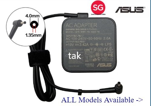 [SG] 65W for ASUS 19V 3.42A AC Adapter Charger Power Supply For ASUS ADP-65GD B / ADP-65GD D PA-1650-782