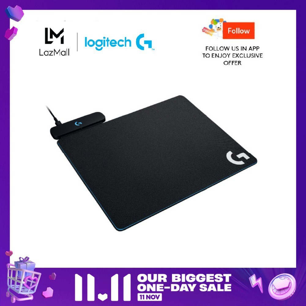 Logitech G Powerplay Wireless Charging System with LIGHTSPEED Receiver