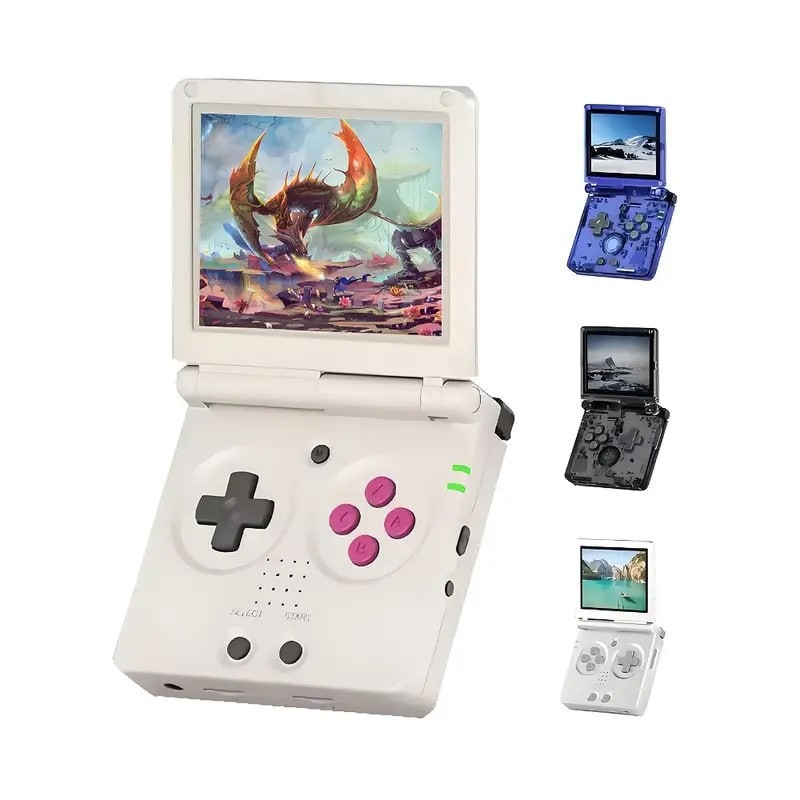 RG35XXSP Flip Portable Retro Handheld Game Console RG35XXSP 3.5 Inch IPS Screen With 64G TF Card Clamshell Game Consoles
