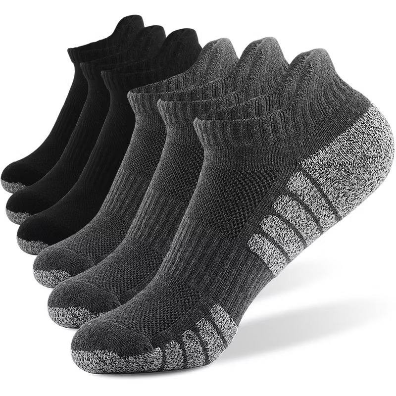 Thick towel bottom running socks non-slip cotton socks sweat-absorbent and breathable sports socks