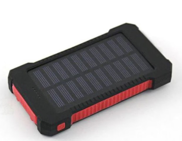 10000mah Solar Power Bank Portable External Battery Dual USB Phone Charger
