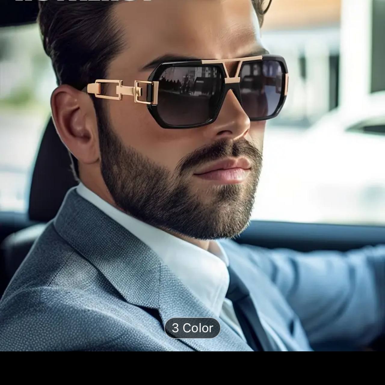 RoyalHot Men's Fashion Outdoor Driving Fishing Sunglasses Casual Mixed Color Decorative PC Eyewear