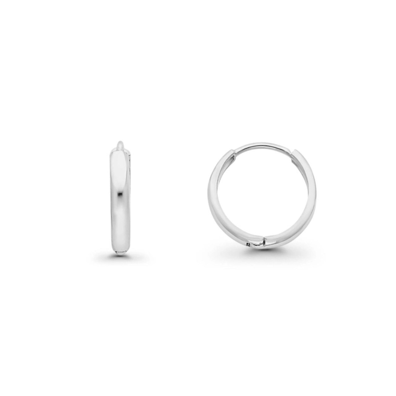 Citigems 18K Gold Classic Hoop Earrings