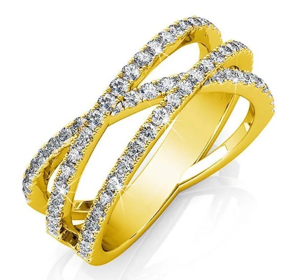 Soulmate Ring Embellished With SWAROVSKI Crystals
