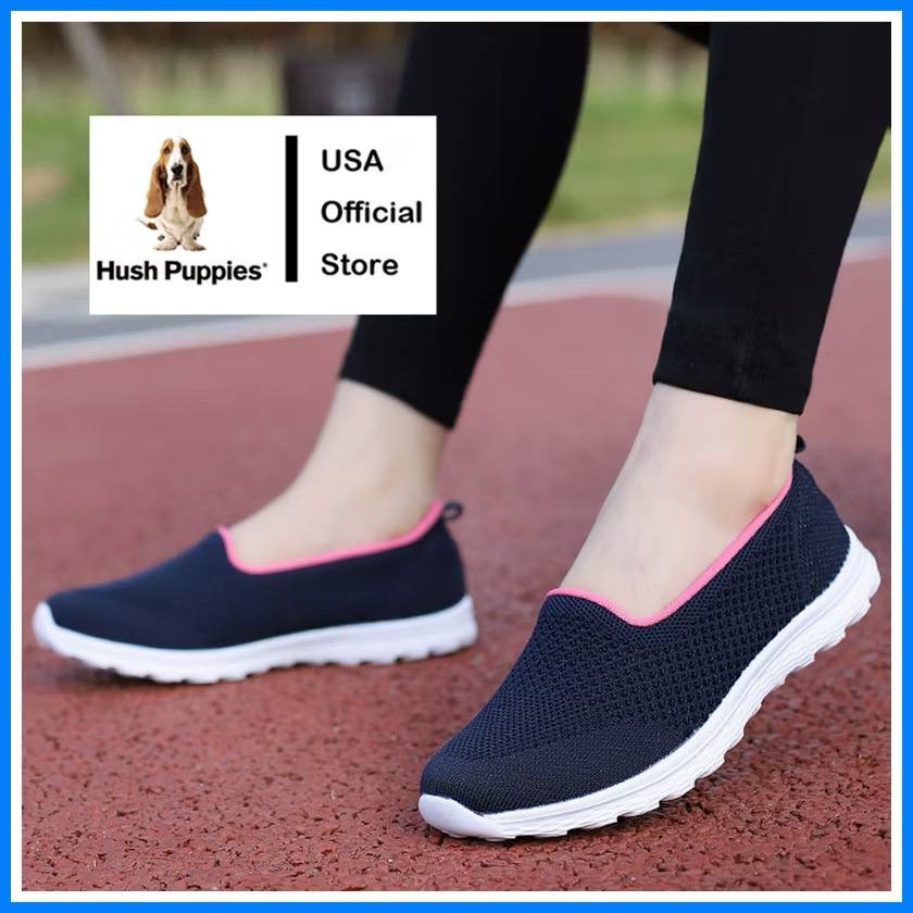 Hush Puppies shoes Women Flat shoes Women Korean women shoes sports shoes women sneakers slip on shoes women