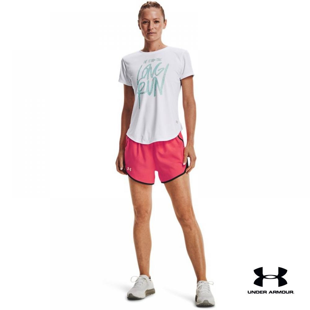 Under Armour UA Women's Long Run Graphic Short Sleeve