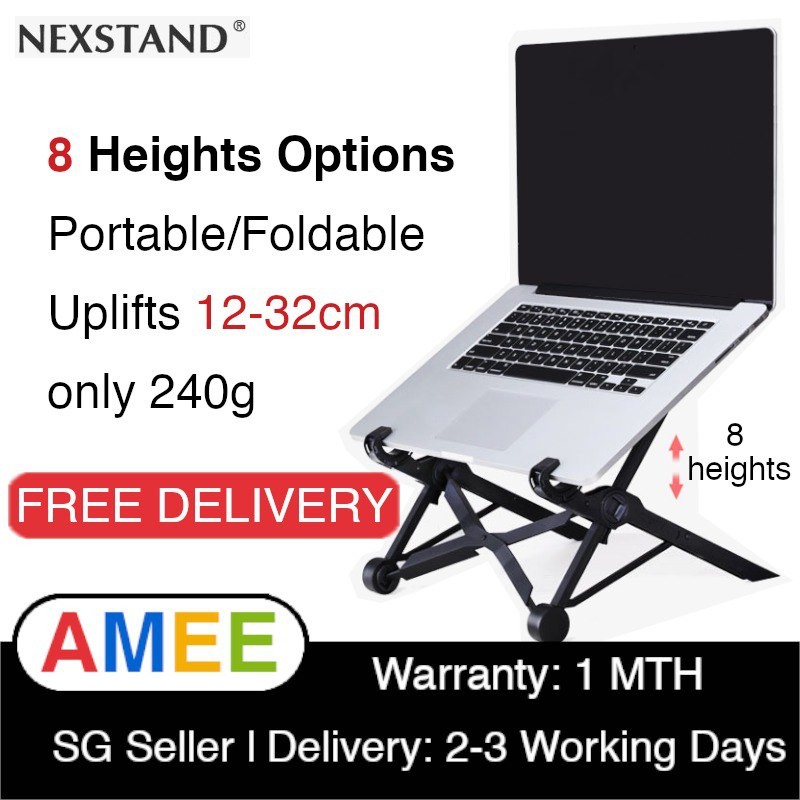 NEXSTAND K2 Laptop Stand Portable Adjustable Eye-Level Ergonomic Light Weight Macbook Stand Mount Holder