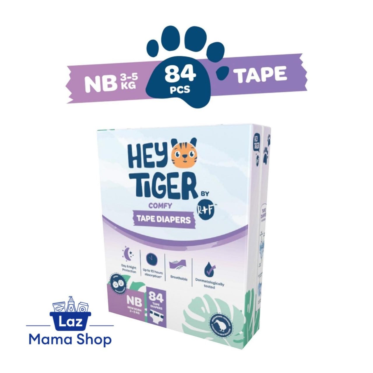Hey Tiger Tape Diapers Newborn