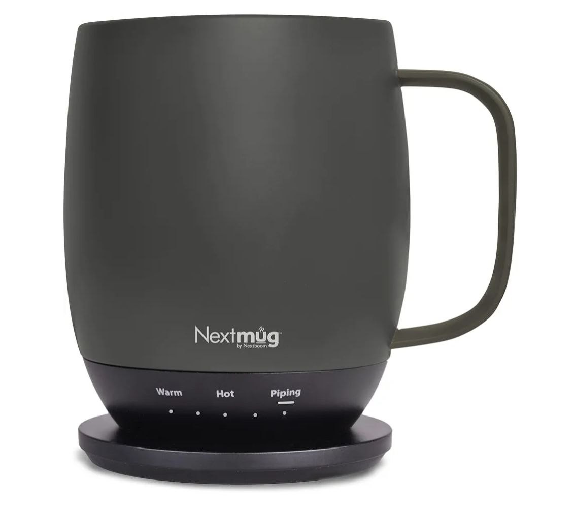 Nextmug - Temperature-Controlled, Self-Heating Coffee Mug (Graphite - 14 oz.)