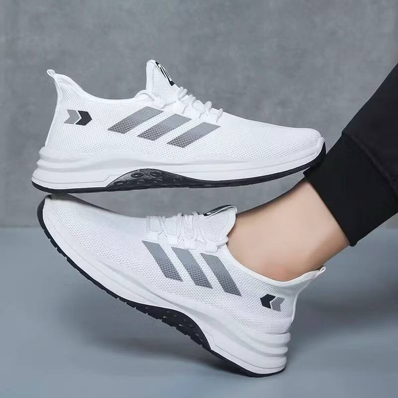 Stripe Sneakers Men Low Tops Sneakers Men Shoes Walking Running Sport