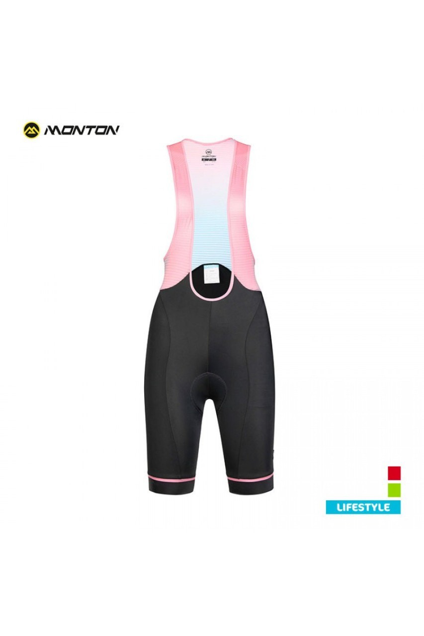 MONTON LIFESTYLE WOMENS CYCLING BIB SHORTS COLOURWING